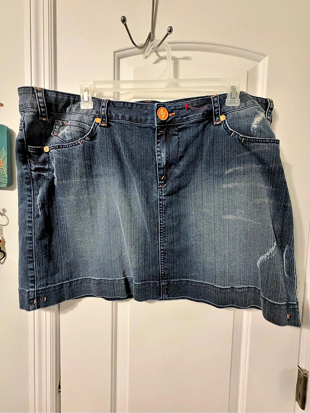 Baby phat Denim Mini Skirt Size 22